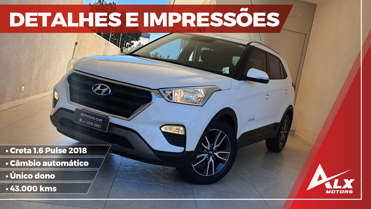 Conhe&ccedil;a o Creta 1.6 Pulse 2018 Autom&aacute;tico - CRETA VENDIDA E ENTREGUE!
