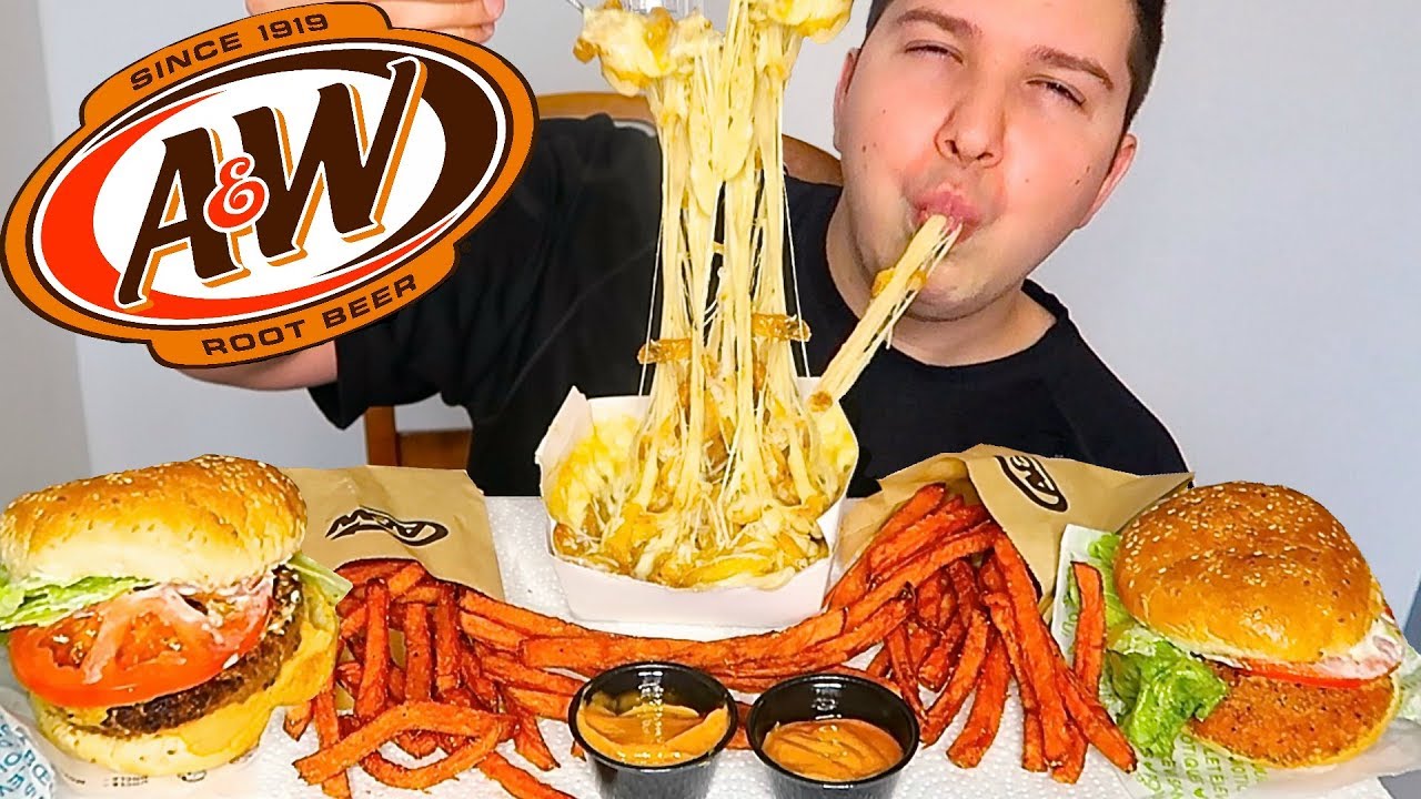 A&W • 5,000 Calories • MUKBANG
