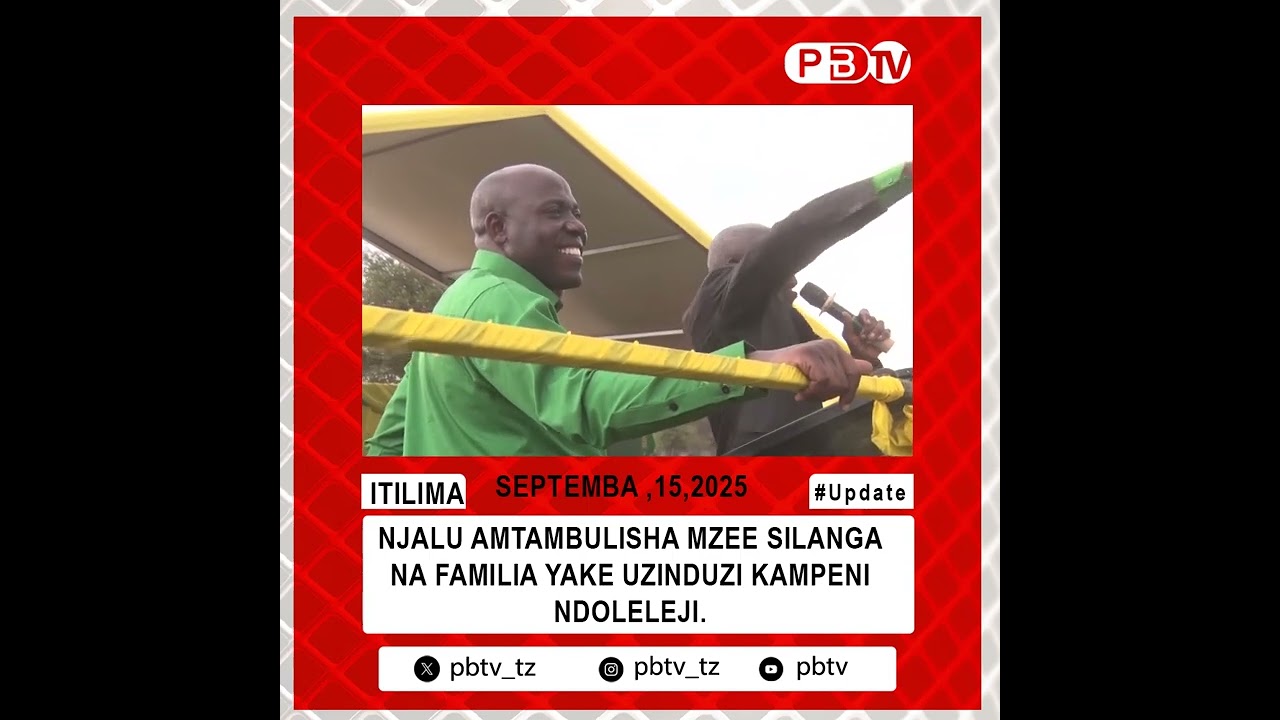 NJALU AMTAMBULISHA MZEE SILANGA NA FAMILIA YAKE FULLSHANGWE UZINDUZI KAMPENI UBUNGE NDOLELEJI