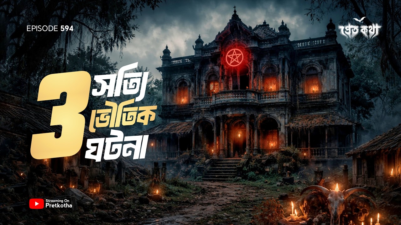 হাড়হিম করা ৩ টি সত্যি ভৌতিক ঘটনা | Pretkotha True Horror Story | Real Ghost Audio Story | Haunted