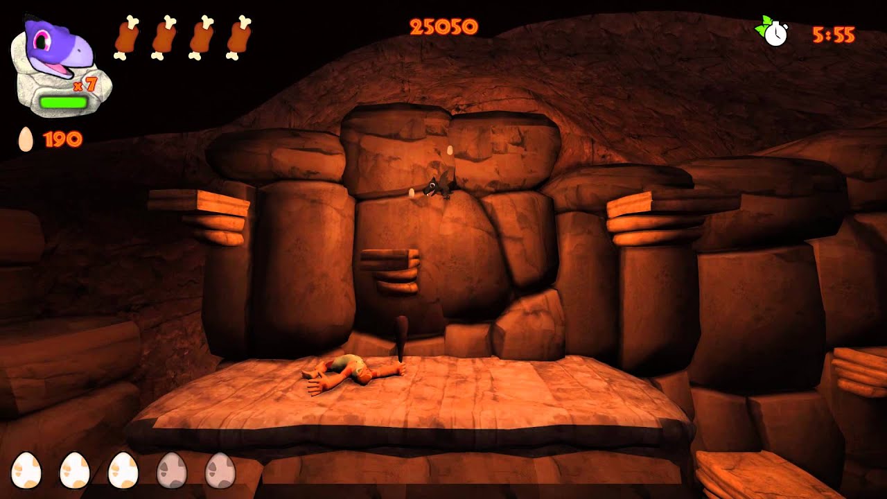 Iggys Egg Adventure - Terry in the caves