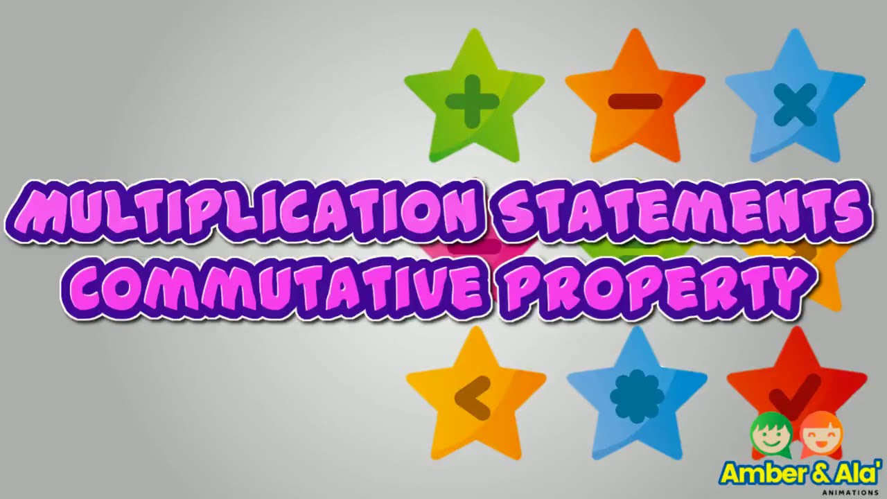 Multiplication Statements and the Commutative Property