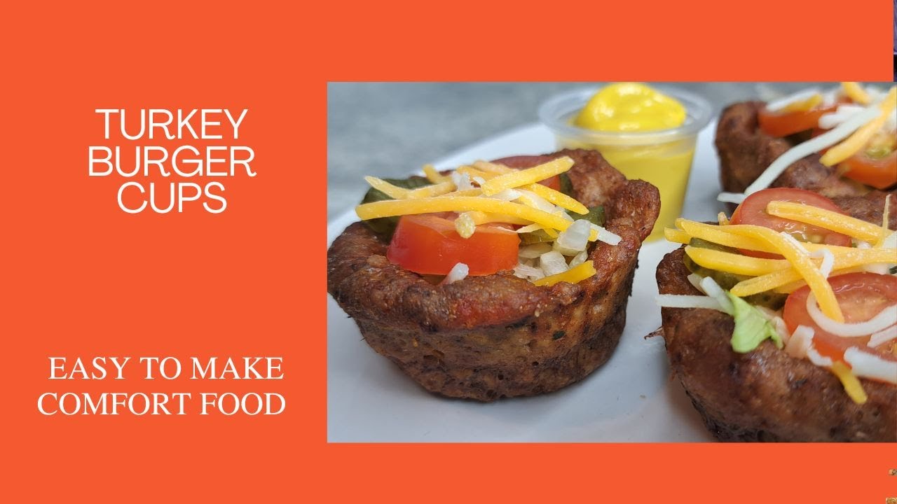 Turkey Burger Cups #turkey #turkeyburger #turkeyburgercups
