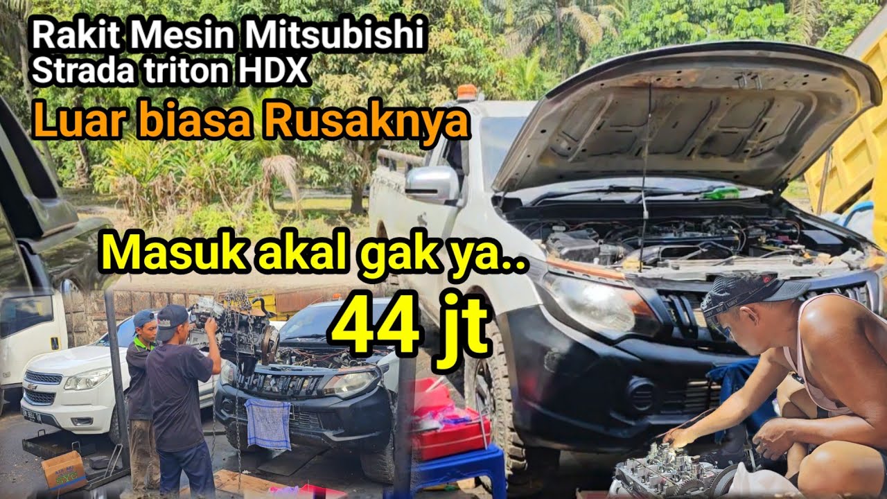 Rakit Mesin  Strada triton penuh tantangan