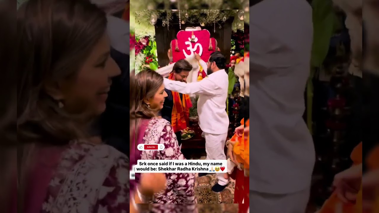 Shah Rukh Khan Meets Eknath Shinde At Ganpati Puja! 🙏❤️ | CM Thanks SRK For Coming ✨ #sharukhkhan