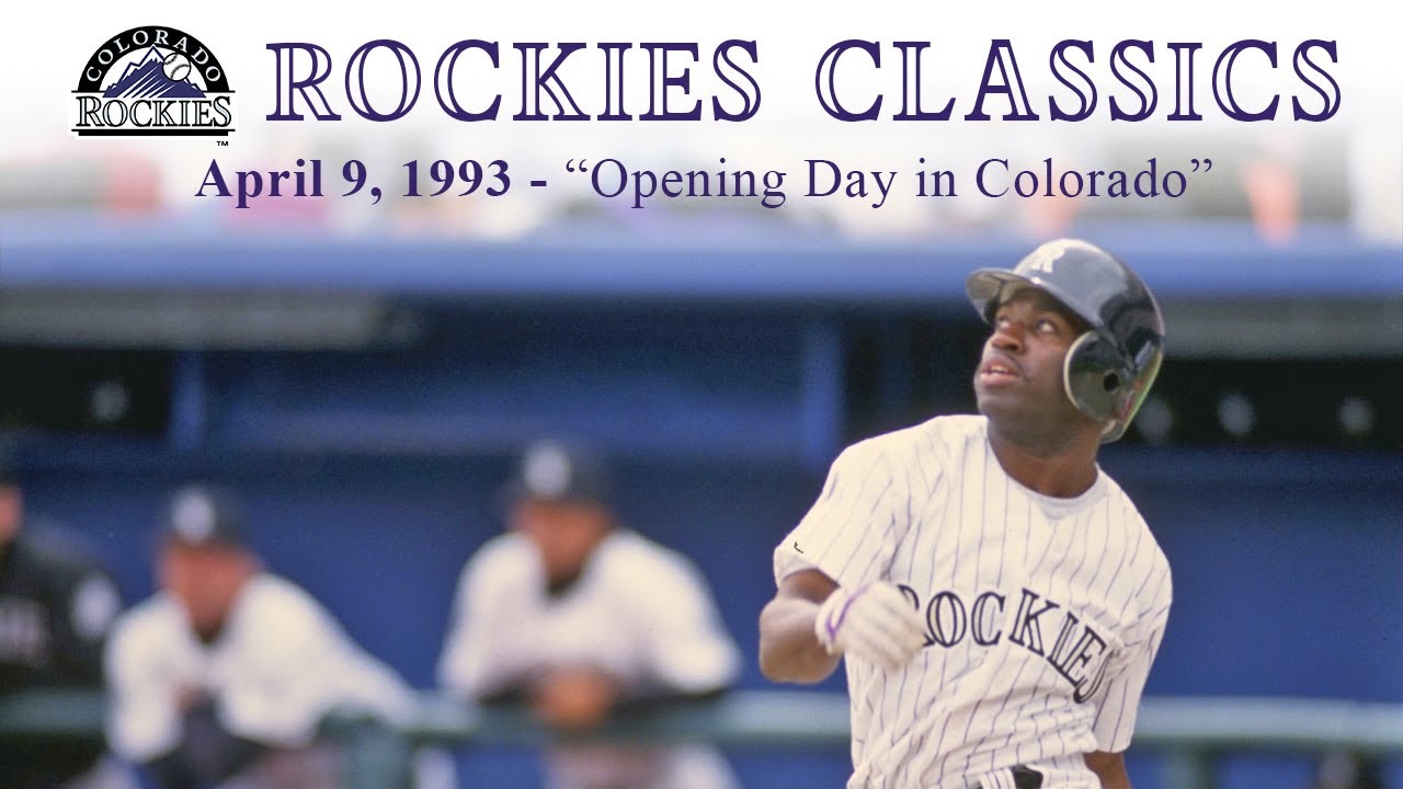 Rockies Classics - Opening Day in Colorado (April 9, 1993)