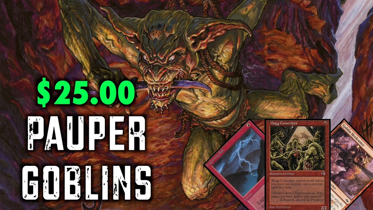 MTG - $25.00 Pauper Goblins - A Budget Magic: The Gathering Deck