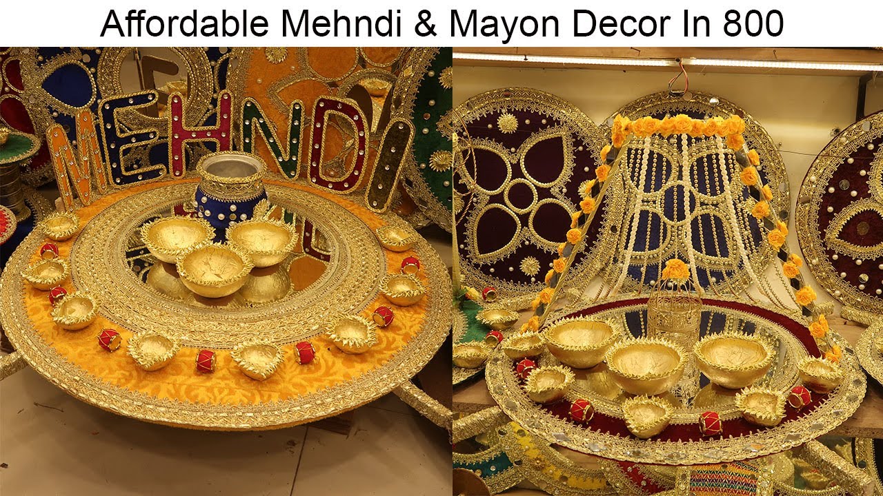 Mehndi Thaal & Decoration at Liberty Market | Ayesha N