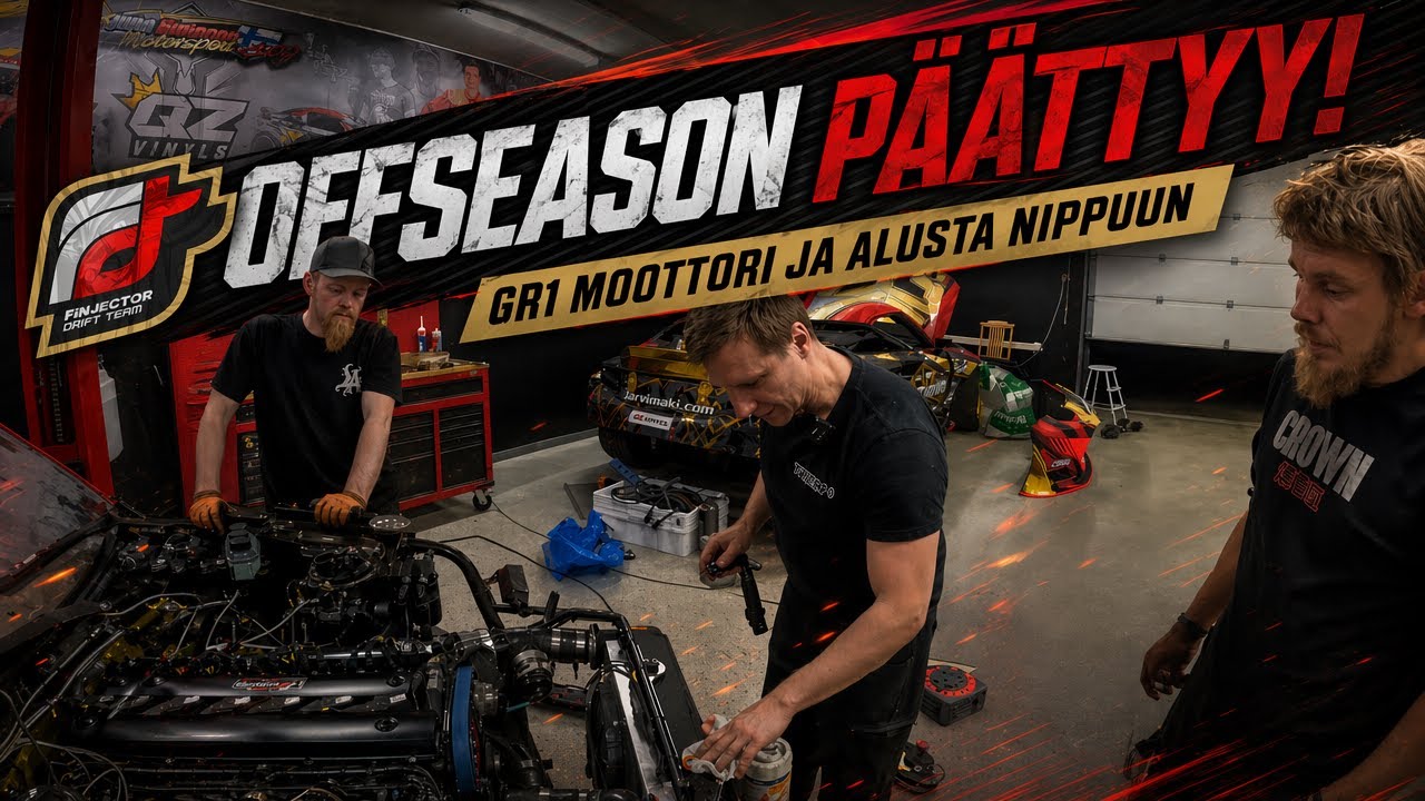 OFFSEASON P&Auml;&Auml;TTYY! - GR1 MOOTTORI JA ALUSTA NIPPUUN