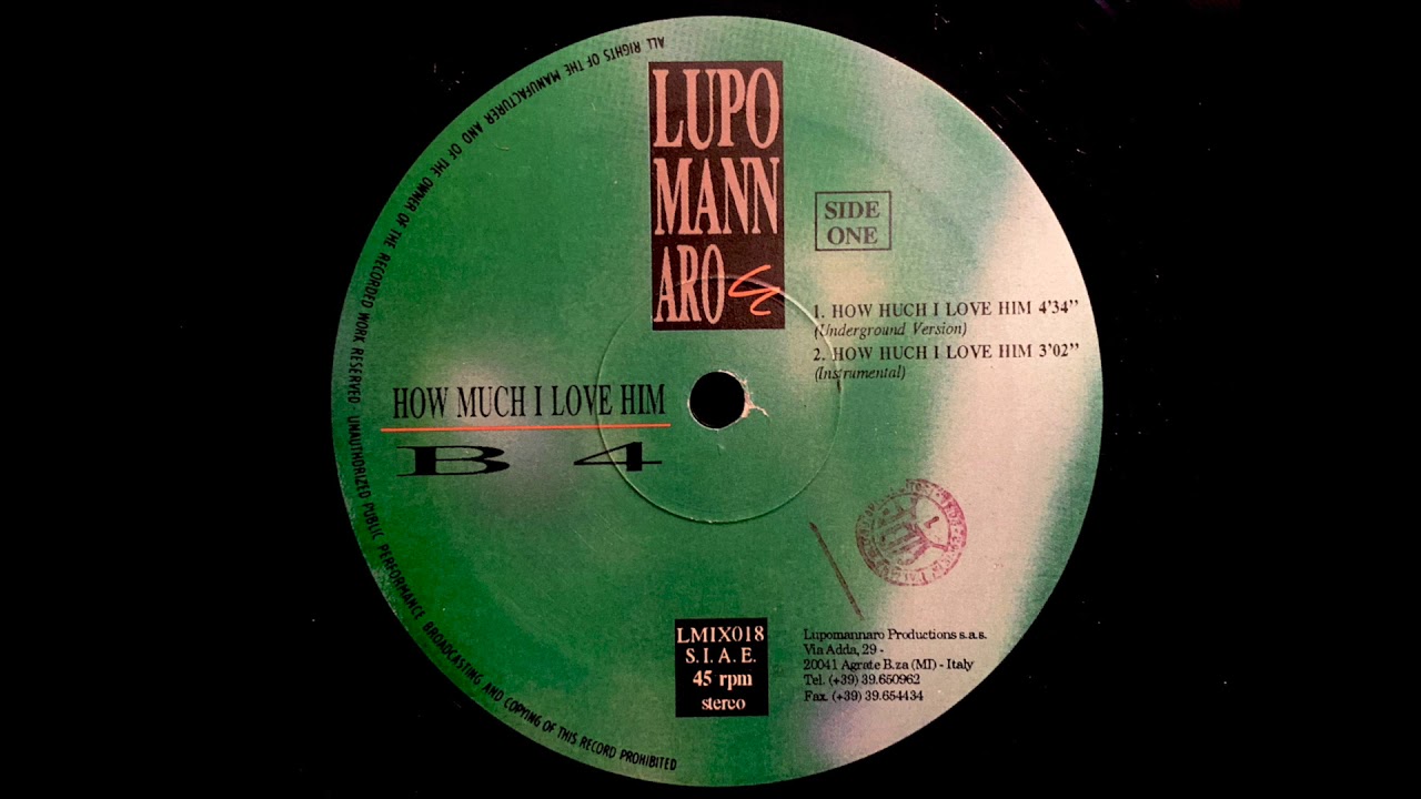 How Much I Love Him (Instrumental) / B4 / LMIX 018 [1994]