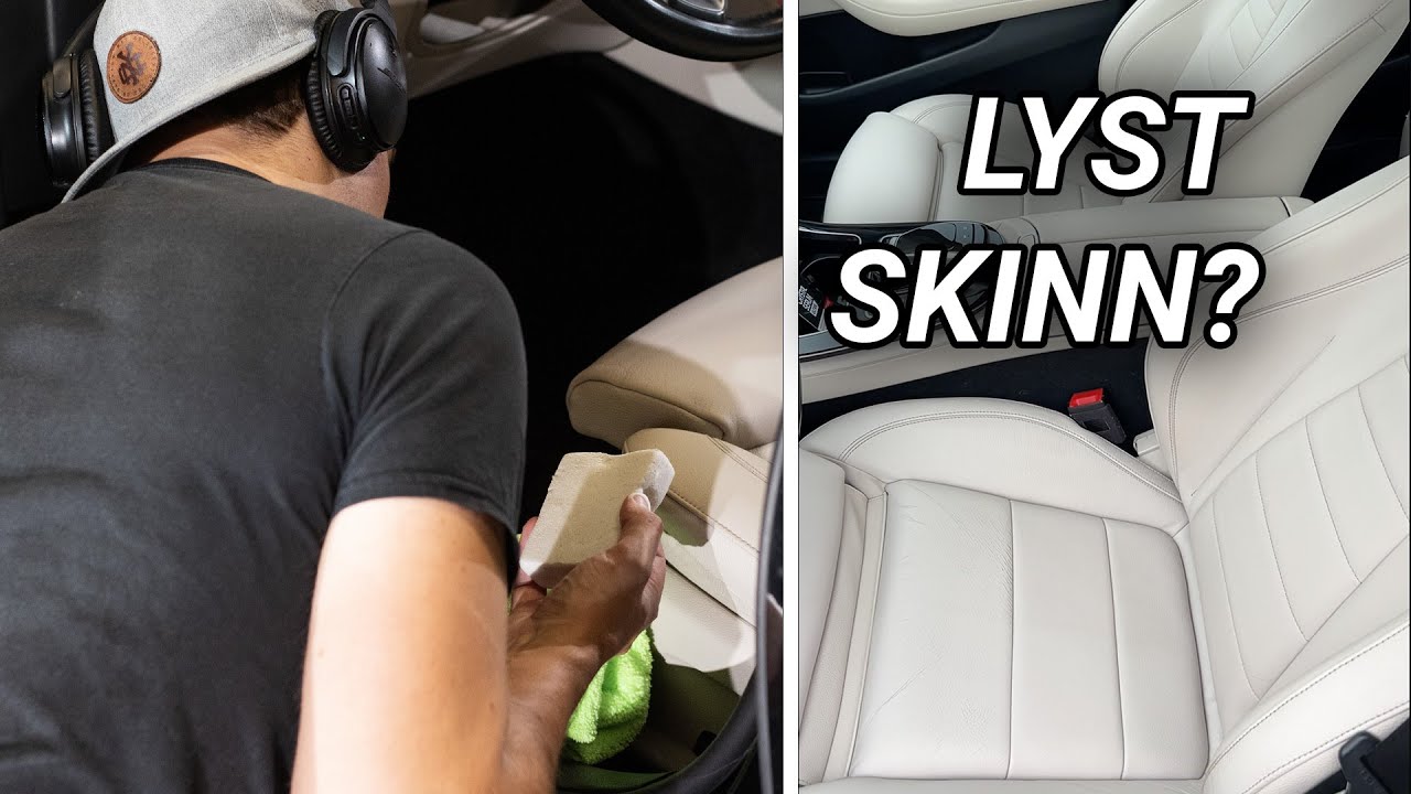 Rengjøring av skinnseter - 3 raske, enkle og effektive måter å gjøre det på!