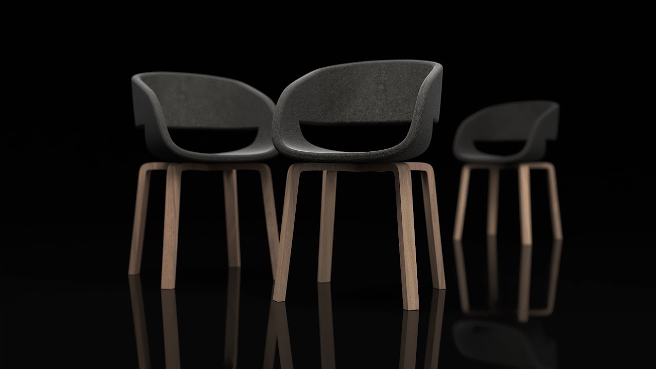 SPEED MODELING | Chair | Rhinoceros, V-ray, Photoshop