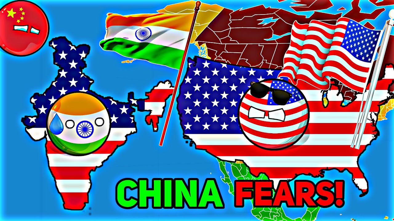 What If INDIA Was USA's 51st State?! 🥶 World Will EXPLODE??🤯 #Countryballs