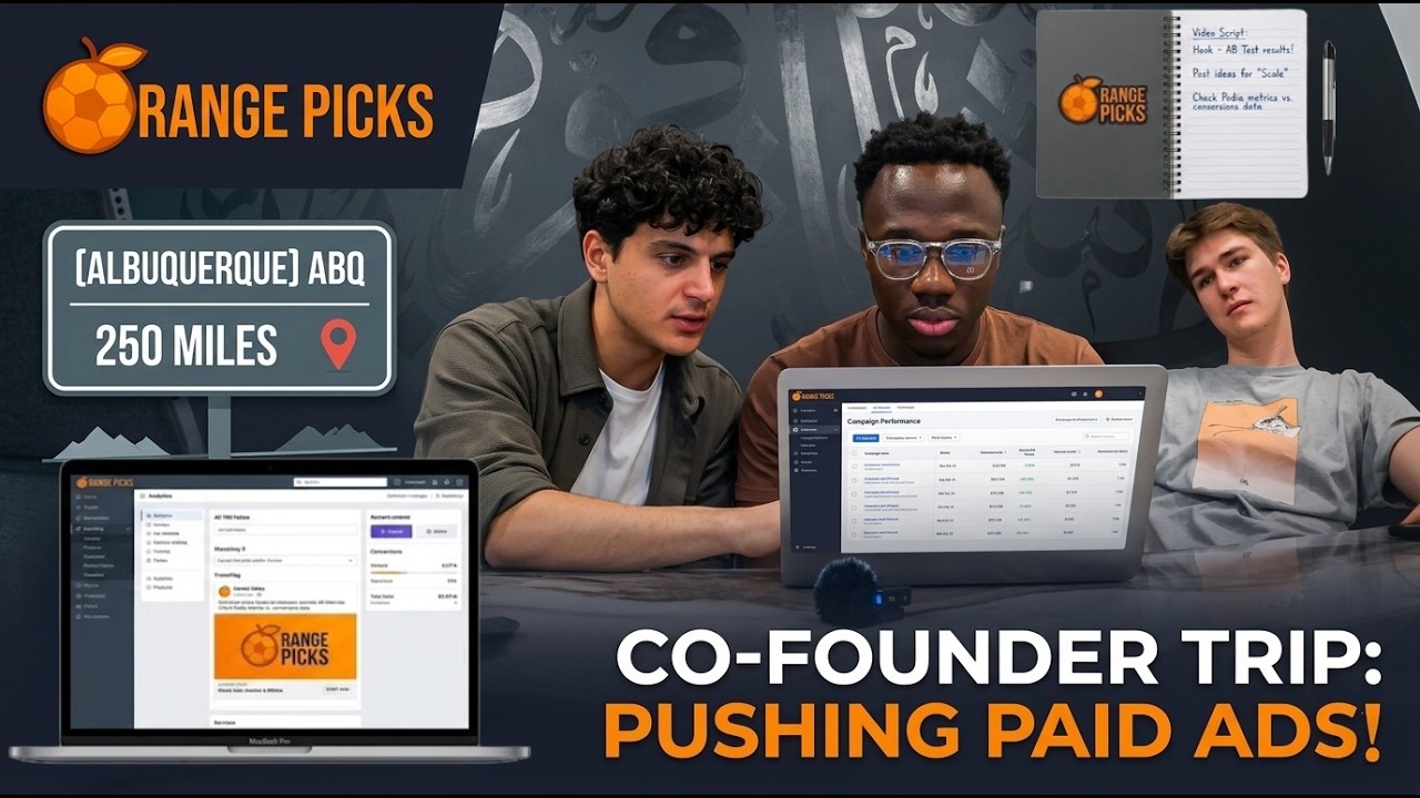 Meeting With My Orange Picks Co-Founders 250 Miles Away, Pushing Paid ADs!