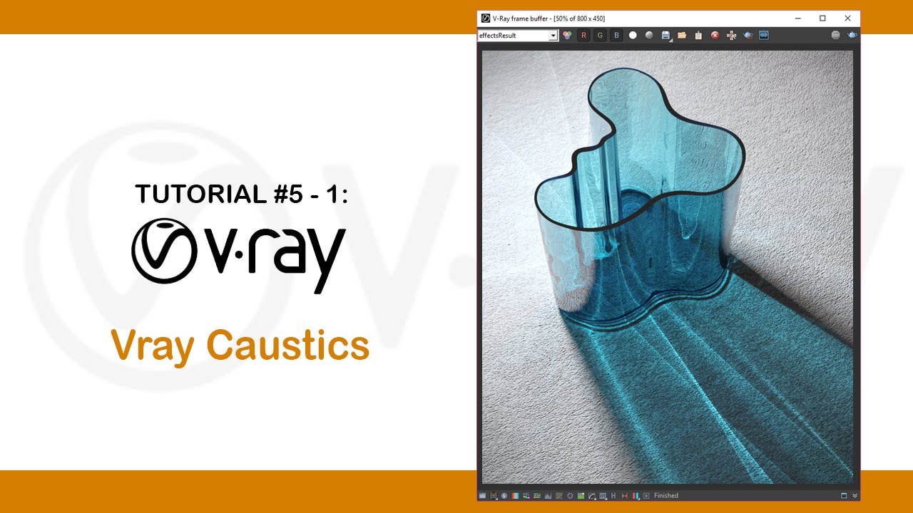 Vray For Sketchup #5/1 - Caustics in vray for sketchup