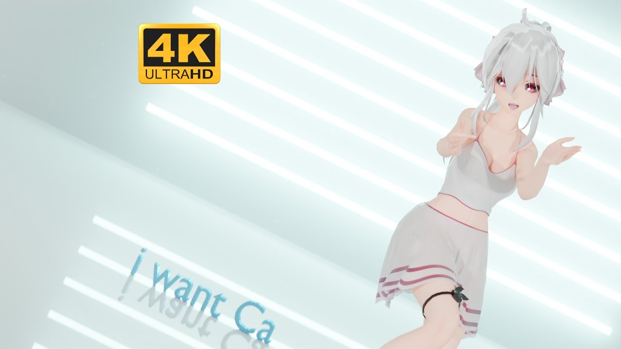 [MMD/Blender]하쿠(弱音HAKU) - 불장난 Hiasobi(Play With Fire/ヒアソビ)