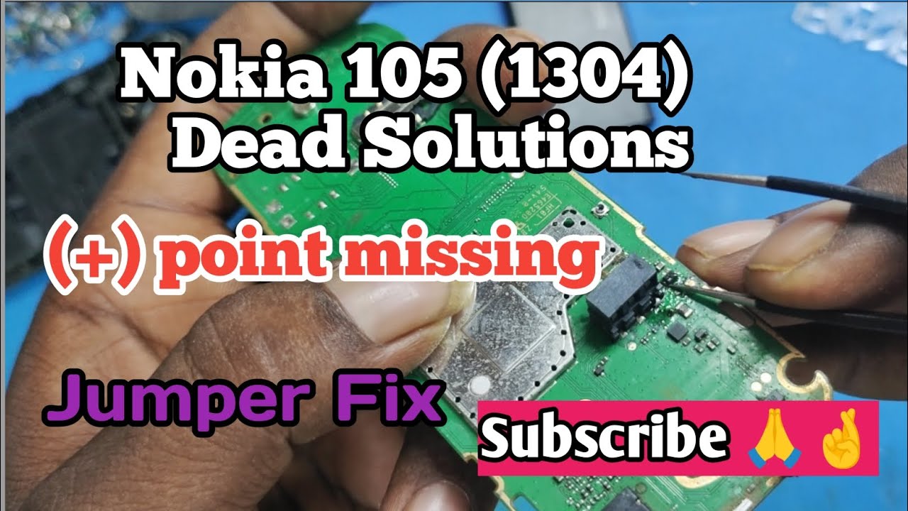 Nokia 105 ta1304  Dead Solutions Fix battery connection jumper Solution ✅#nokia #allmobilerepair