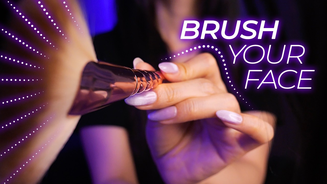 ASMR Soft Face Brushing That Melts You to Sleep (No Talking)