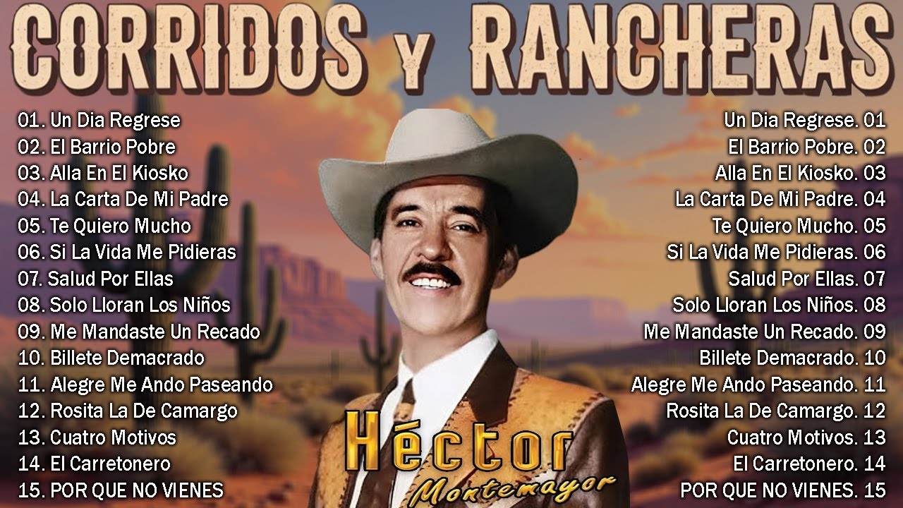 🎤 Héctor Montemayor – Mix para Recordar 🇲🇽 Corridos y Rancheras del Recuerdo