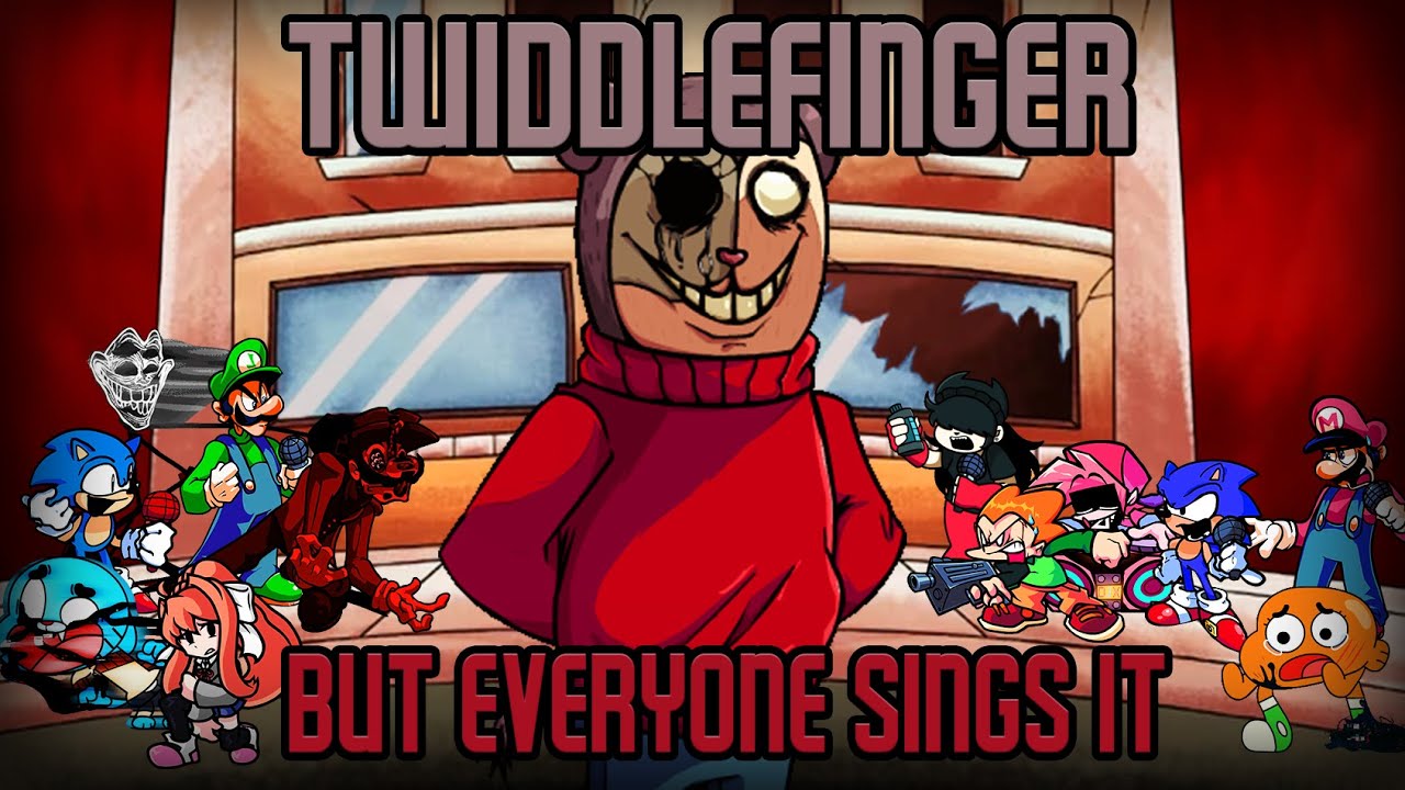 TWIDDLEFINGER but Every Turn a Different Character Sings it🎵🎤 (FNF BETADCIU)