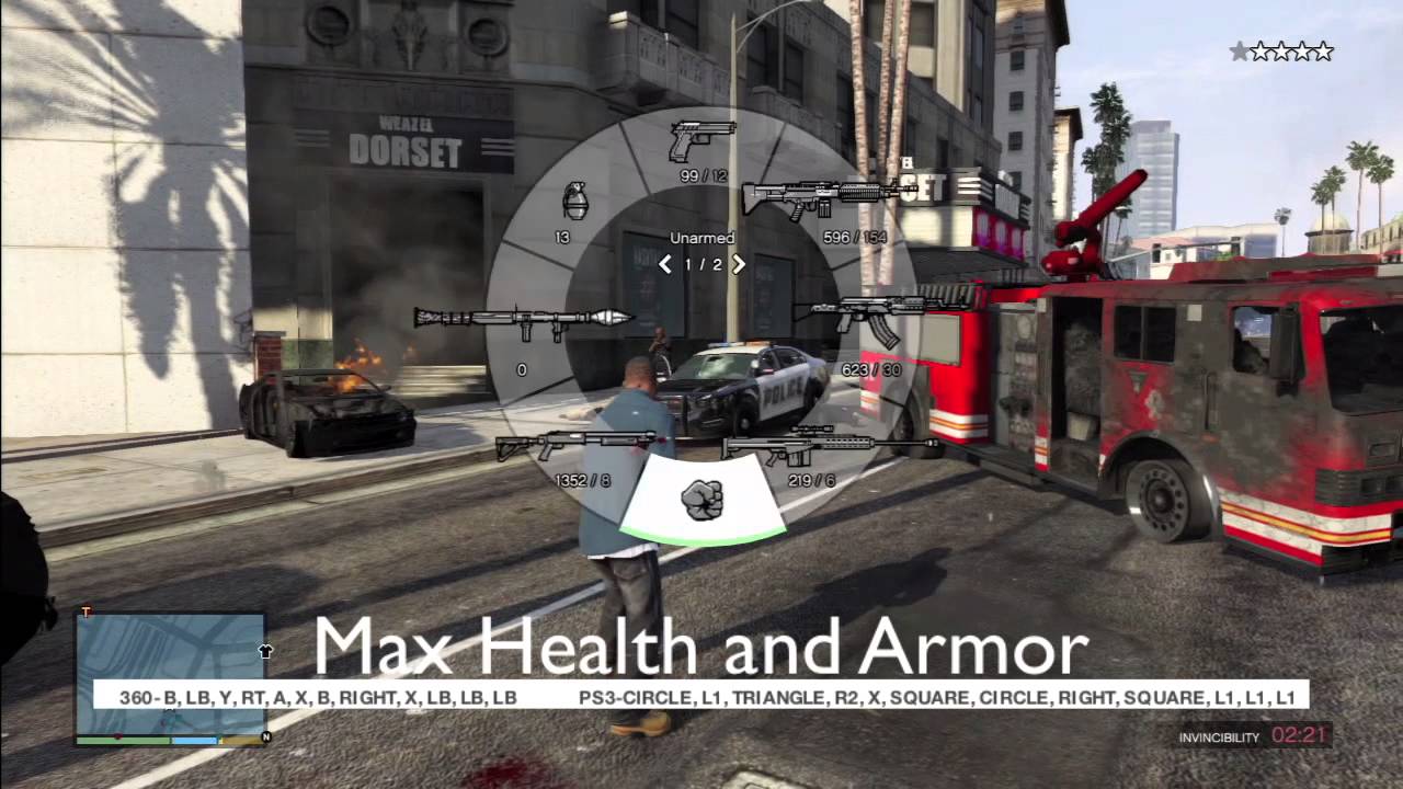 Max Health and Armor - GTA V