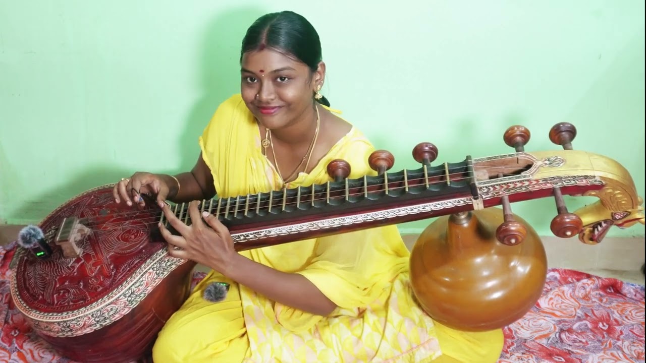 Thottu Thottu Pesum Sulthana Song Veena cover  | Ethirum Puthirum | Sulthana Song Played In Veena