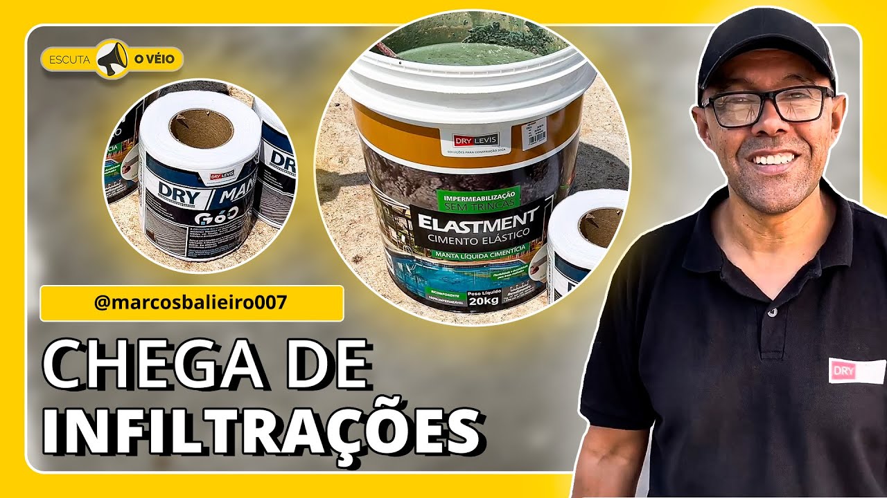 CHEGA DE INFILTRA&Ccedil;&Atilde;O E VAZAMENTO NA LAJE! Cimento El&aacute;stico | Dry Levis