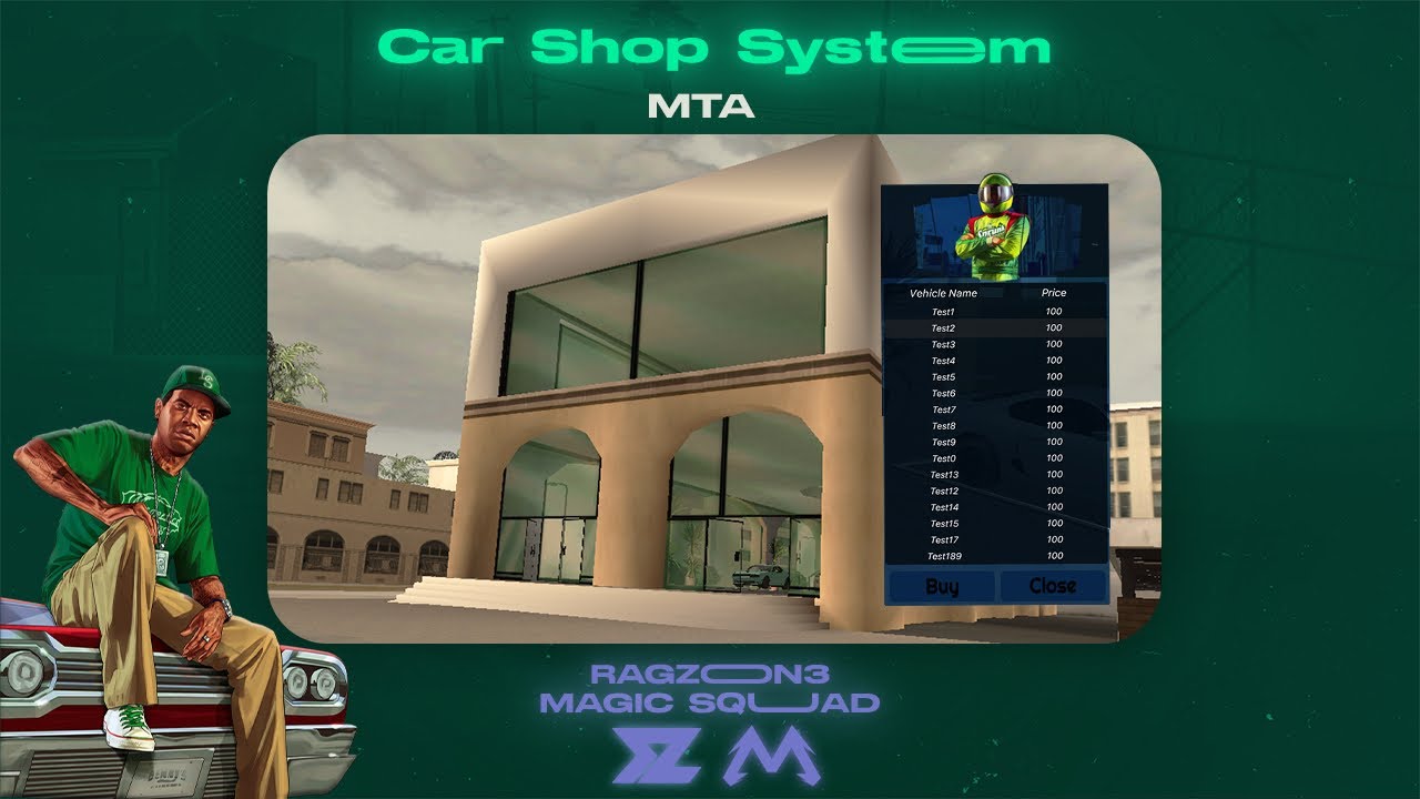 [MTA:SA]🏬Carshop System Fivem + Model/Map 🚗 (Download)