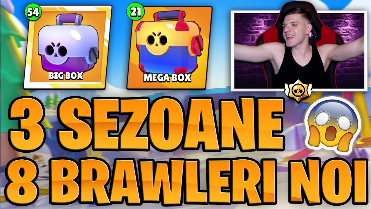 8 BRAWLERI NOI DIN 3 SEZOANE DIFERITE! Brawl Stars