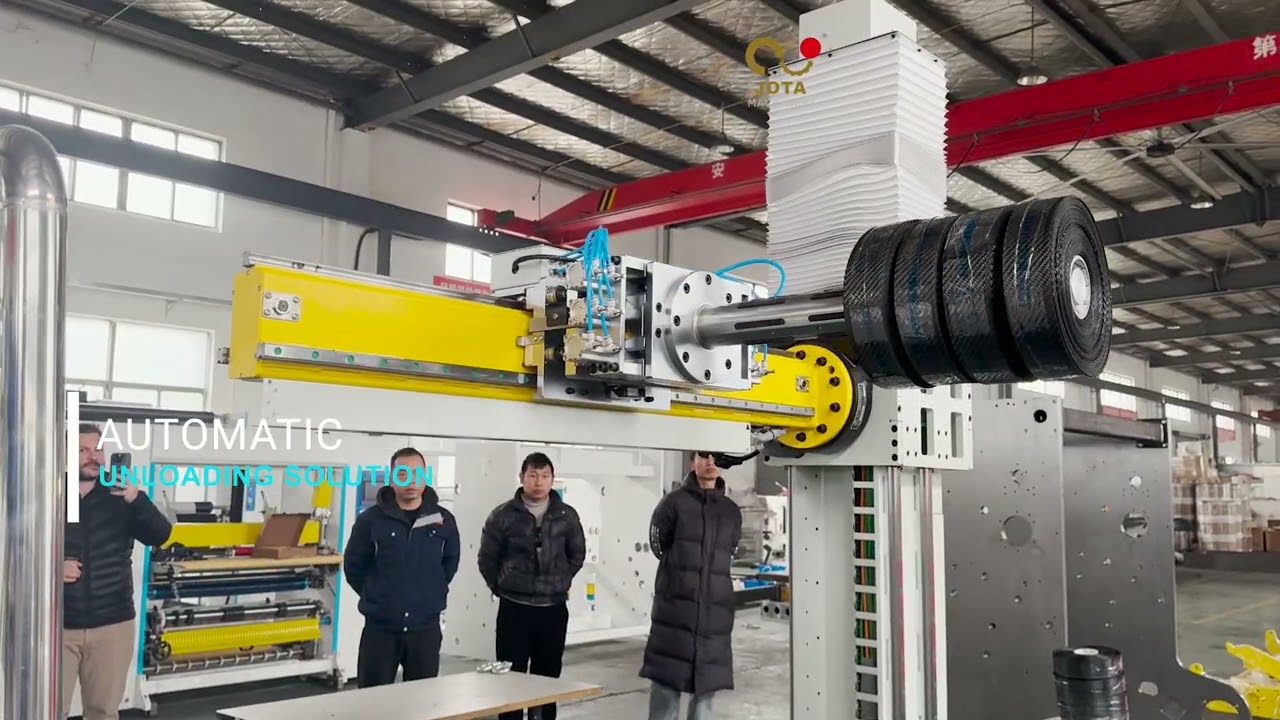 Automated Unloading & Cartoning System for Paper Converters