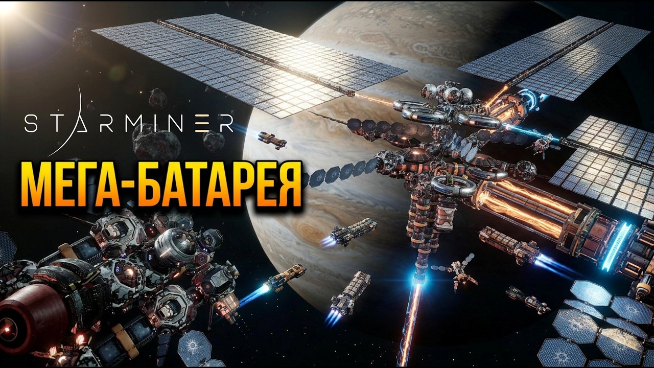 Строим МЕГА-электростанцию в солнечной системе! #5 Starminer