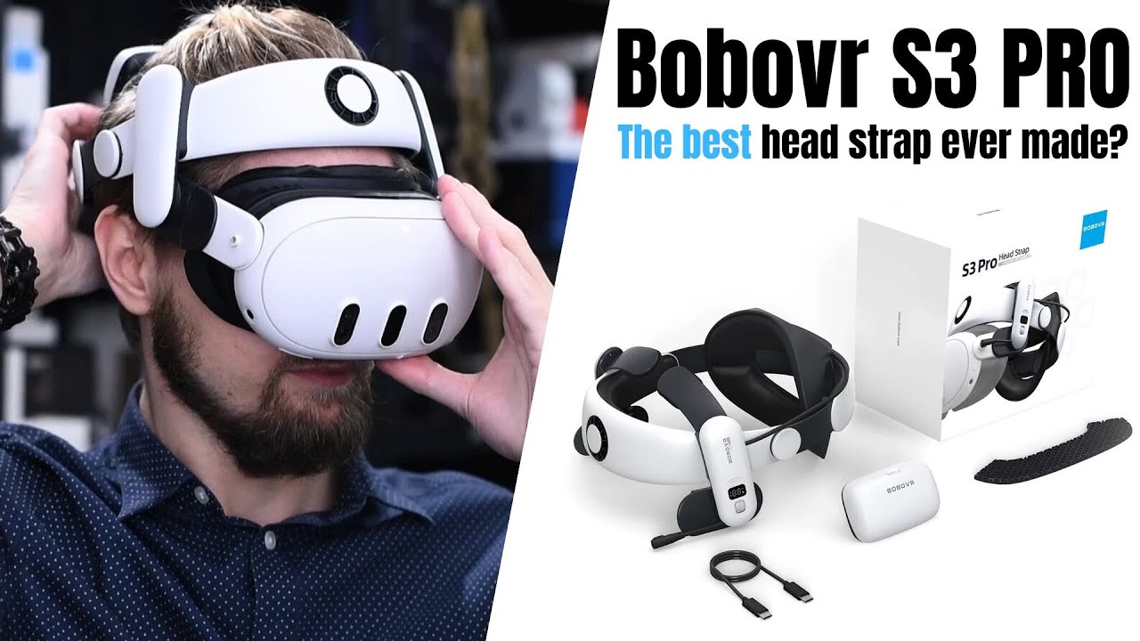 Bobovr S3 Pro battery head strap & B100 battery: In depth review. Comfort, fan, extra accessories
