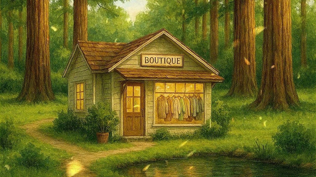 Storybook Vibes: Secret Boutique in the Forest during Autumn