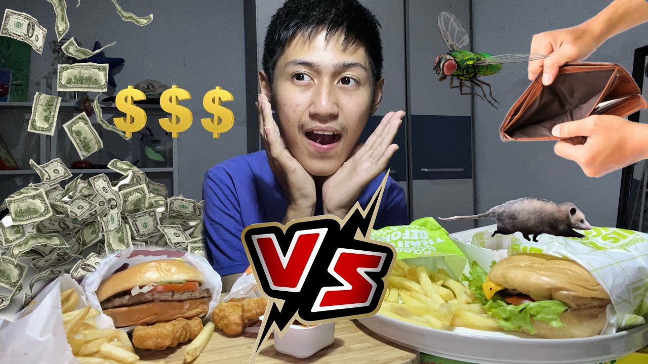  CHEAP $ VS EXPENSIVE $$$ FOOD REVIEW (Part 2)