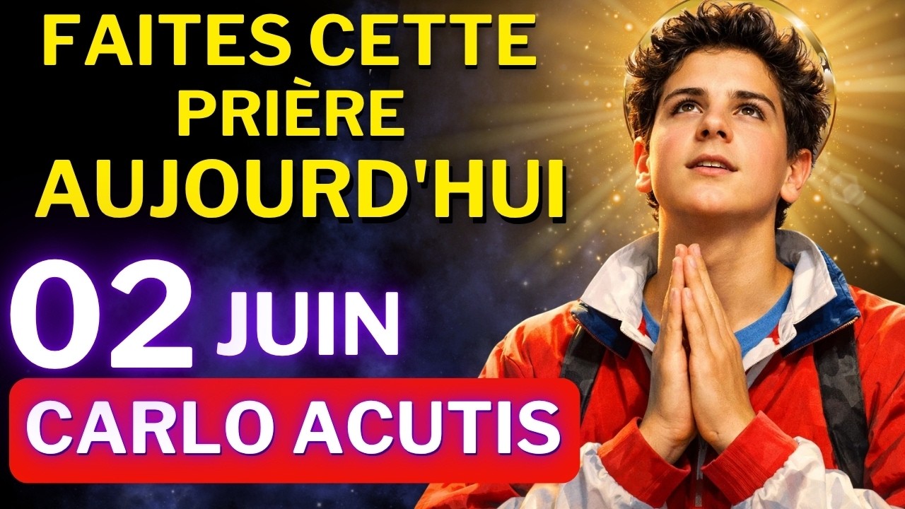 SAINT CARLO ACUTIS - PRIÈRE POUR DÉBLOQUER TOUTE SITUATION DIFFICILE - BRISER LES CHAÎNES
