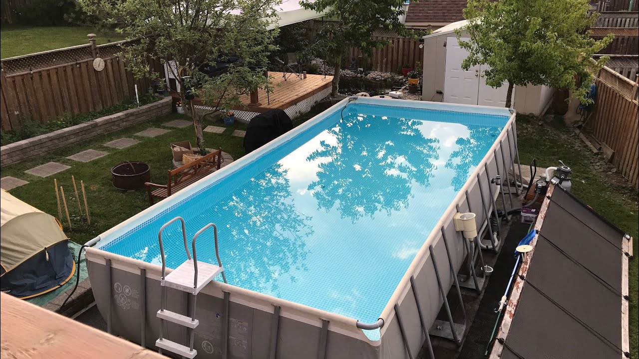 INTEX 12’ x 24’ x 52” Above Ground Pool - 6 Years Old and Counting