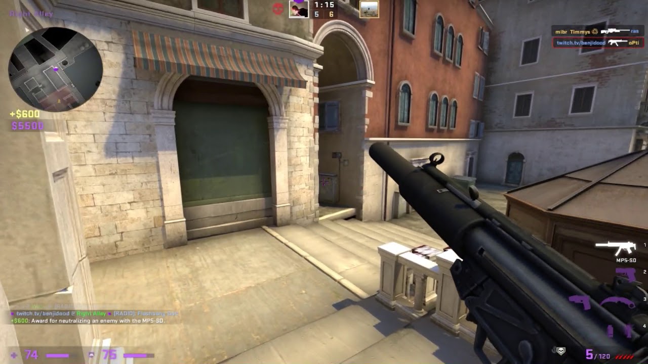 Global Elite playing wingman with a Silver 1