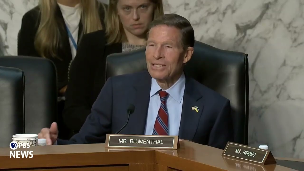 WATCH: Sen. Blumenthal questions witnesses in Blanche attorney general confirmation hearing