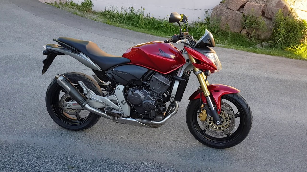 Honda CB600F Hornet 2009 cold engine start and walkaround