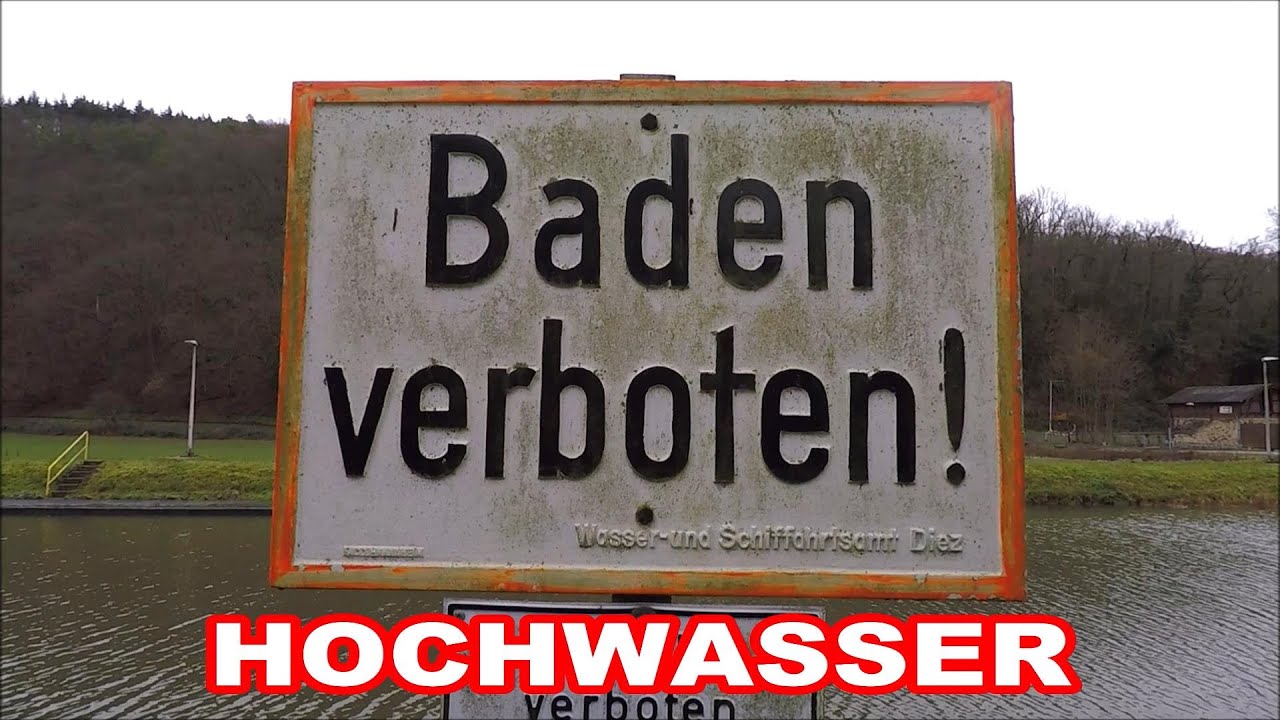 Hochwasser an der Lahn