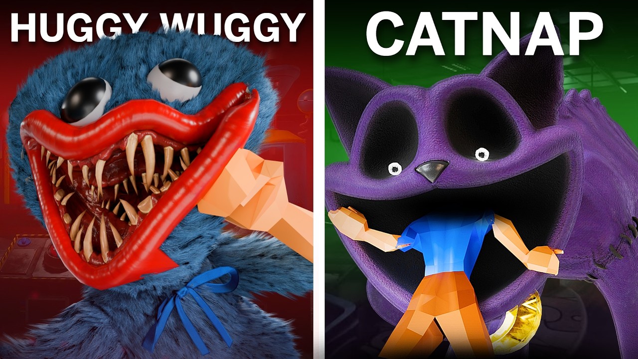 Czy mógłbyś pokonać WSZYSTKIE Potwory z Poppy Playtime?