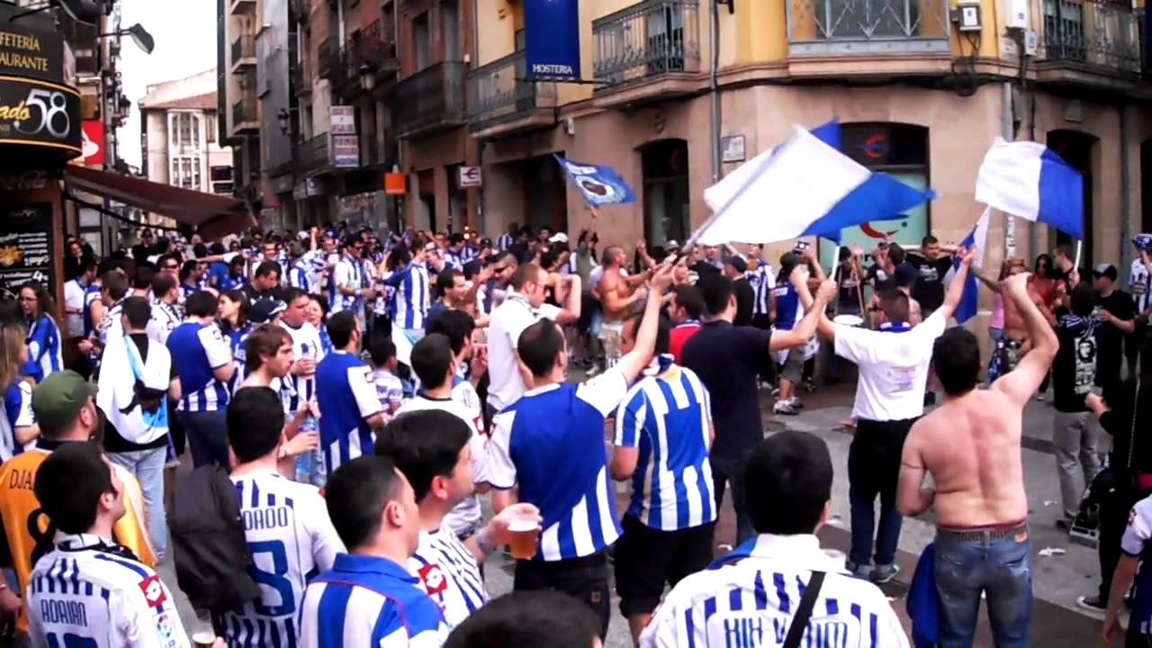 Numancia - Depor , ambiente por las calles de Soria