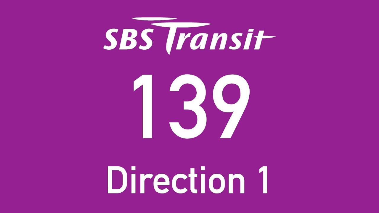 SBS Transit Trunk Bus Route 139 Direction 1 Hyperlapse