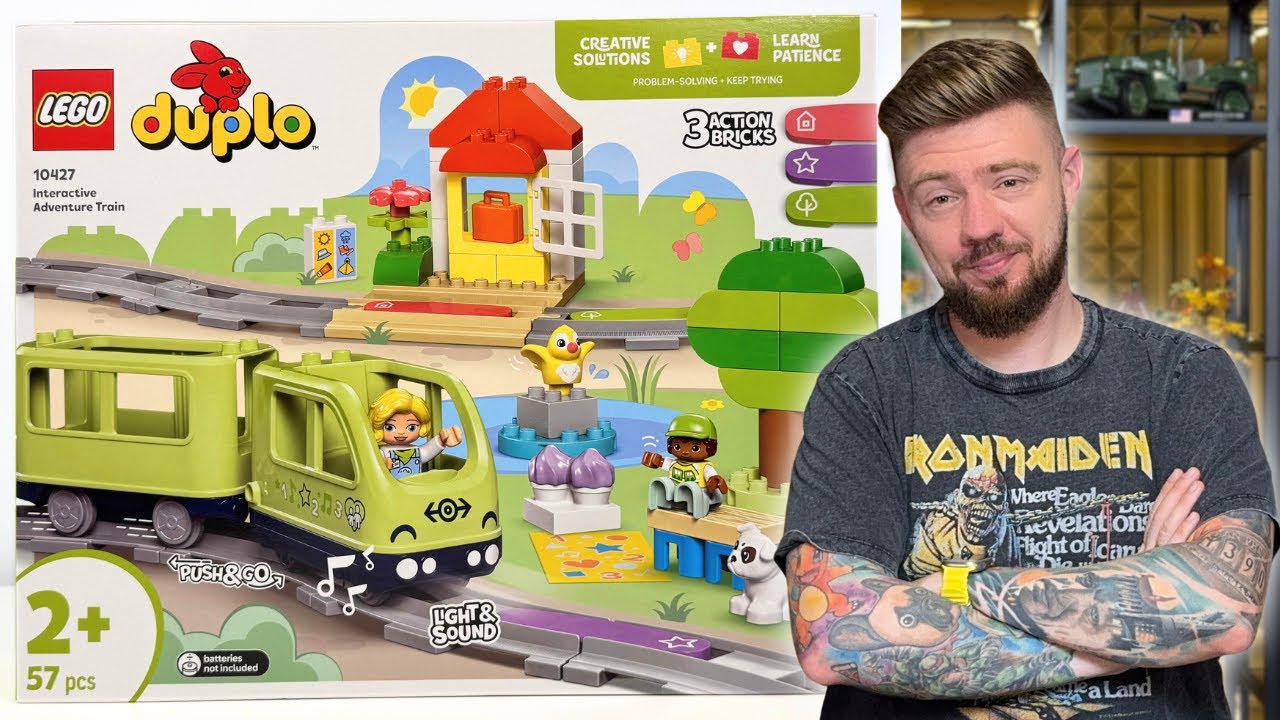 PRZYGODA Z INTERAKTYWNYM POCIĄGIEM 🚊 LEGO DUPLO 10427 RECENZJA