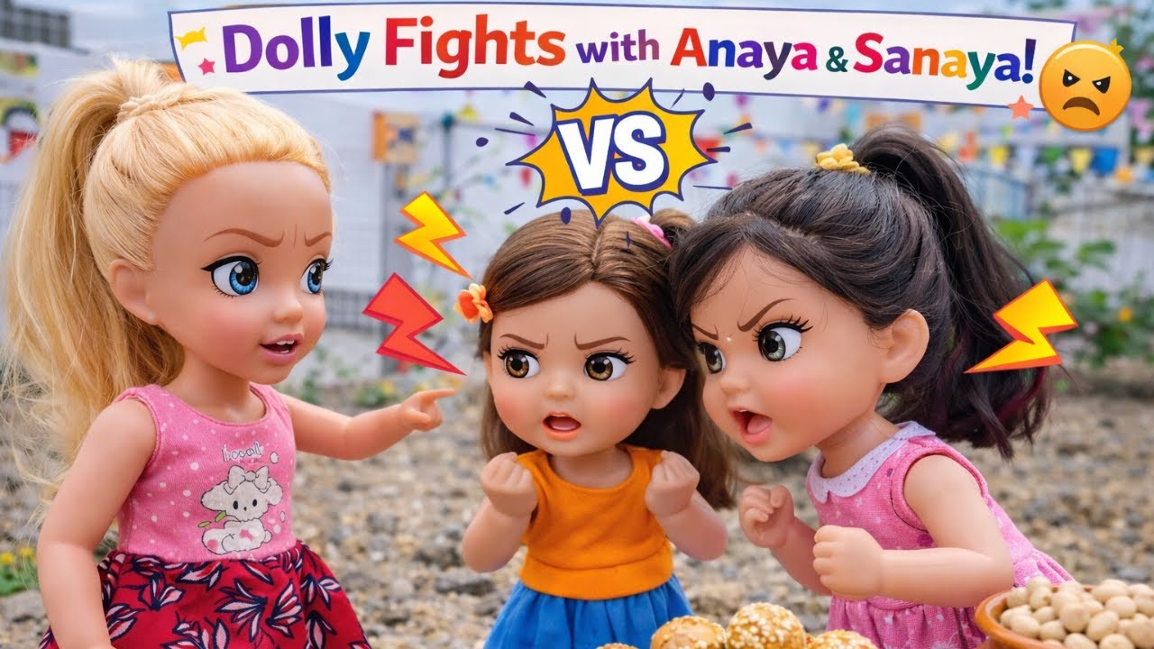 Dolly Se Anaya Sanaya Ka Larai Hogya👧|| Kids Stories 