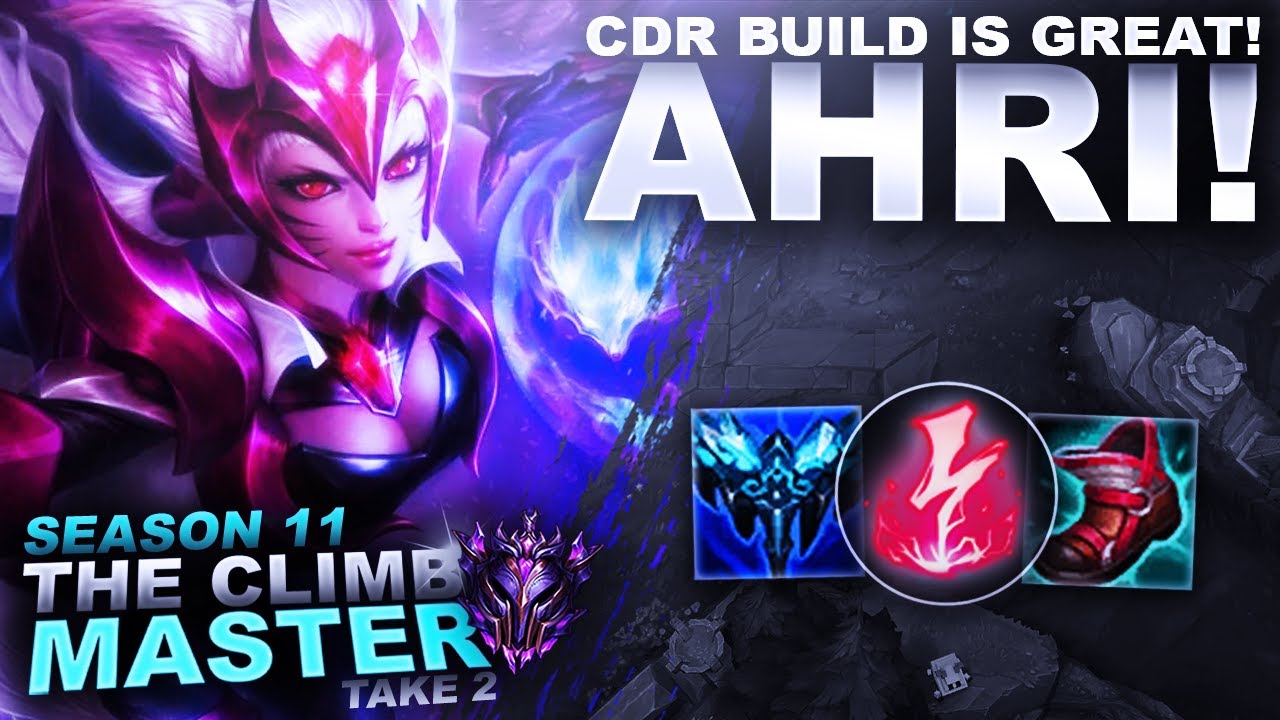 THE CDR AHRI BUILD IS GREAT! - Climb to Master S11 | League of Legends