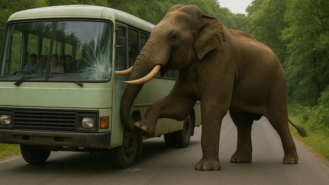 Munnar Wild Elephant attack [Padayappa Elephant]