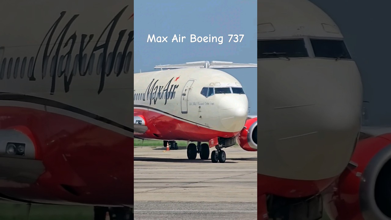 Max Air 737 Classic seen in Lagos #maxair #boeing737 #aviation #planespotting #lagos #cfm56