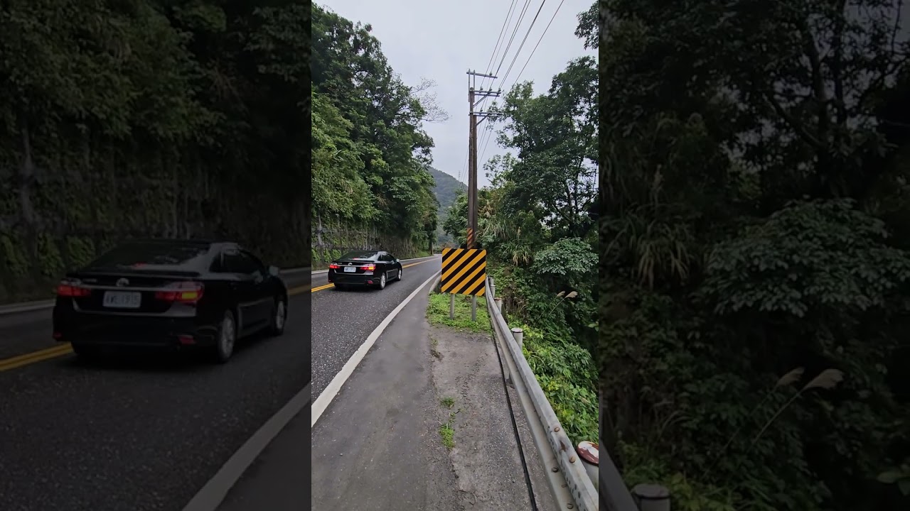 Cycling Taiwan Route 1. Crossing the mountains between Su'ao and Nan'ao. Teacher's sab day 164.