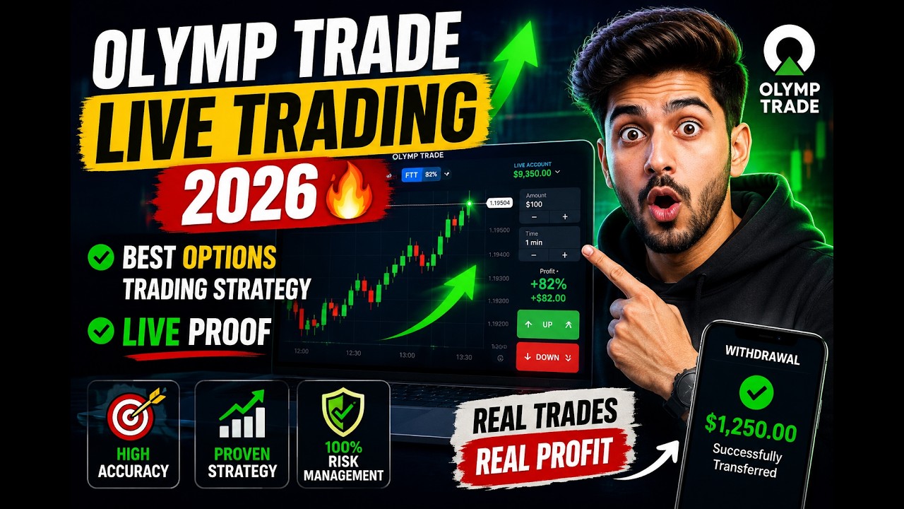Olymp Trade Live Trading 2026 🔥 Best Options Trading Strategy with Live Proof